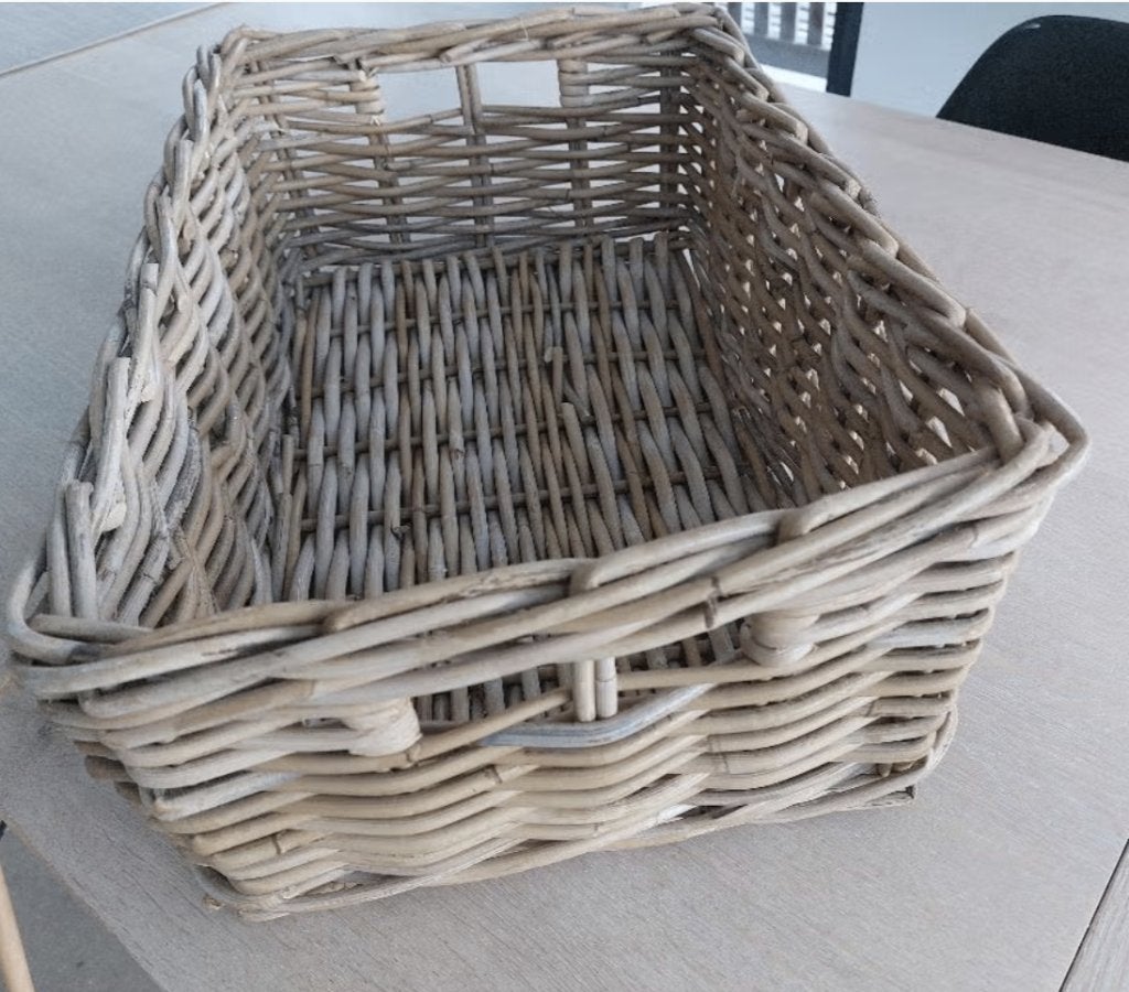 rieten manden, Osier, Comme neuf, Enlèvement, Panier