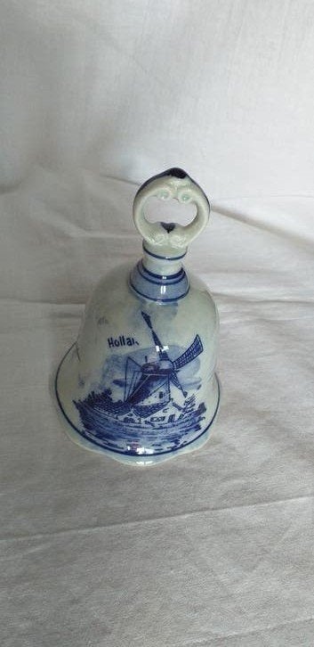 Cloche de table Blue Delft color, Antiquités & Art, Enlèvement ou Envoi
