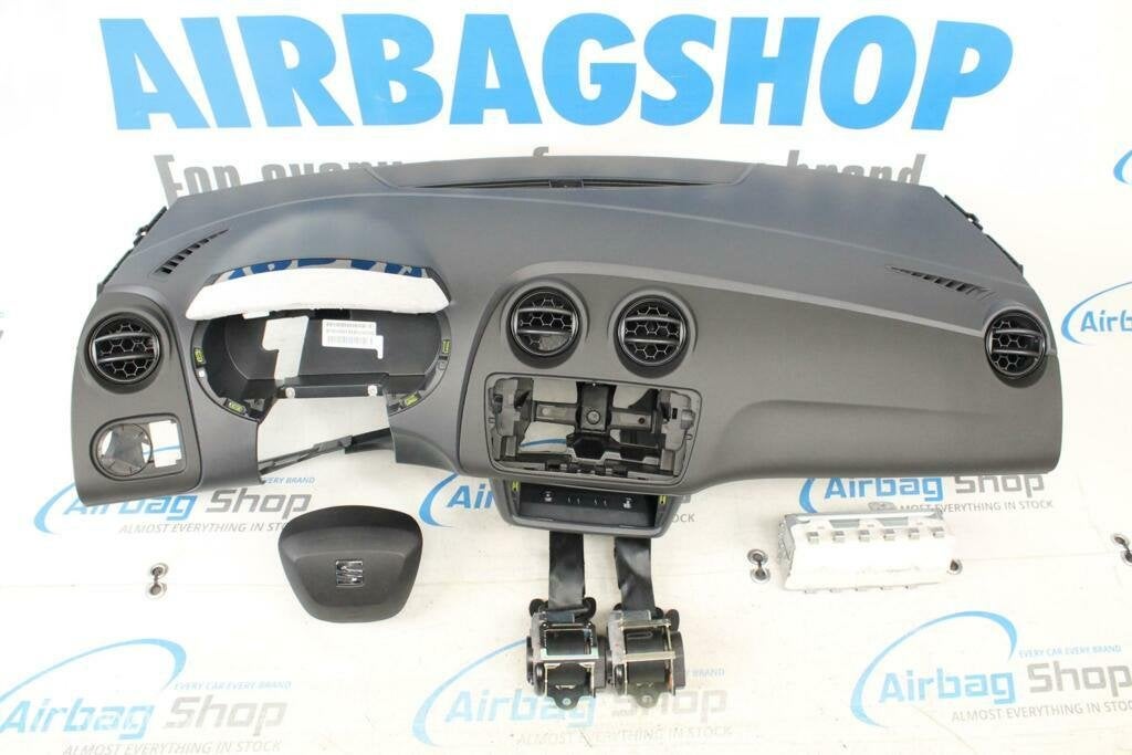 Airbag kit - Tableau de bord noir/gris foncé Seat Ibiza 6J, Enlèvement ou Envoi, Utilisé