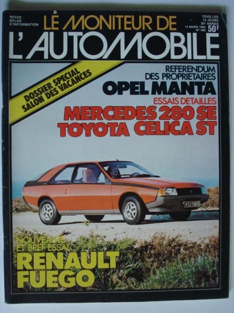 Le Moniteur de l'Automobile 686, Envoi, Comme neuf, Général