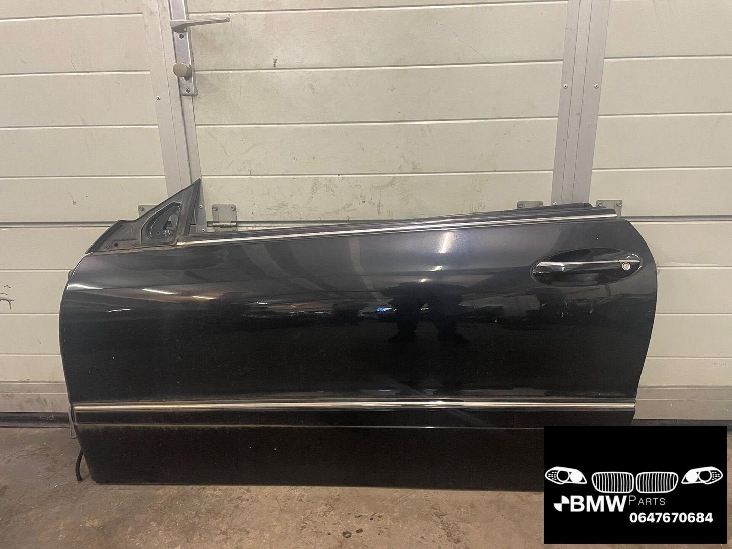 Deur links Mercedes CLK W209 zwart C197, Utilisé, Porte, -, -