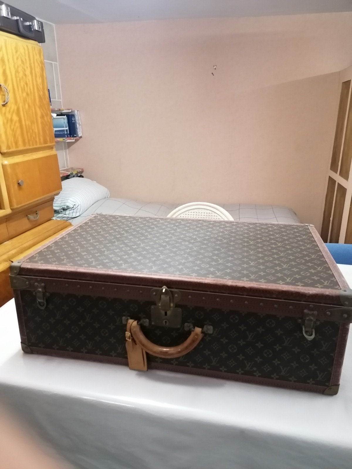 valise LouisVuitton original, 70 cm ou plus, Enlèvement, Utilisé, 45 à 55 cm