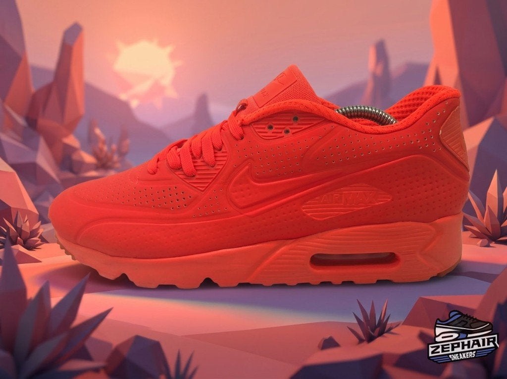 Nike Air Max 90 Ultra 'Bright Crimson' EU45 2015, Autres couleurs, Nike, Porté, Baskets