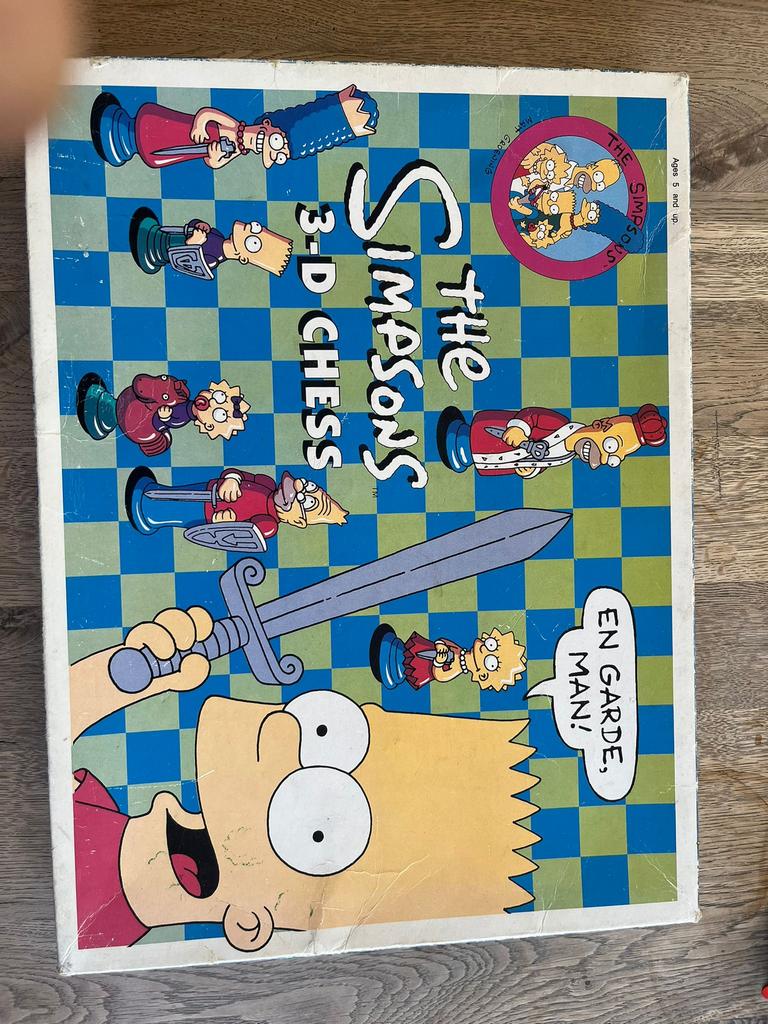 The simpsons 3-D chess, Ophalen, Zo goed als nieuw