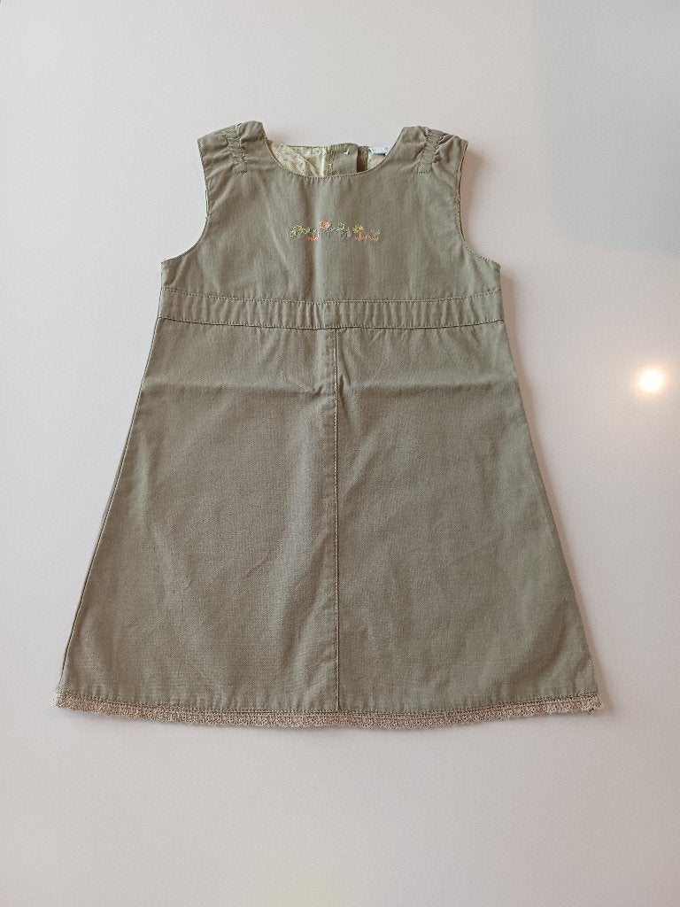Khaki jurk maat 92 Tex, Gebruikt, Tex, Meisje, Ophalen of Verzenden