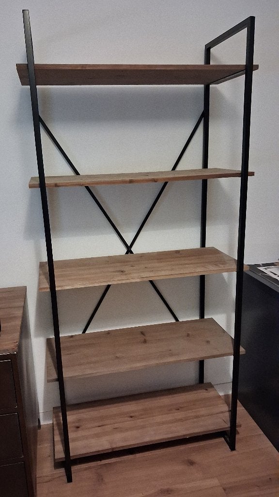 Etagère bois de sapin et metal industrielle Maison du Monde, Enlèvement, Utilisé, Étagère, Bois