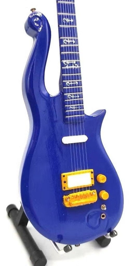 Miniatuur replica Cloud gitaar Blauw - Prince, Ophalen of Verzenden, Nieuw