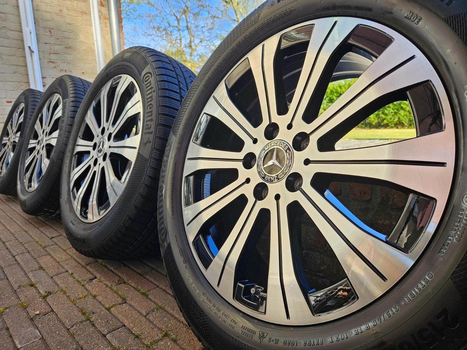 18" Mercedes EQA H243 EQB X243 winterset 7mm Continental TOP, Auto-onderdelen, Banden en Velgen, 18 inch, Banden en Velgen, Terreinwagen