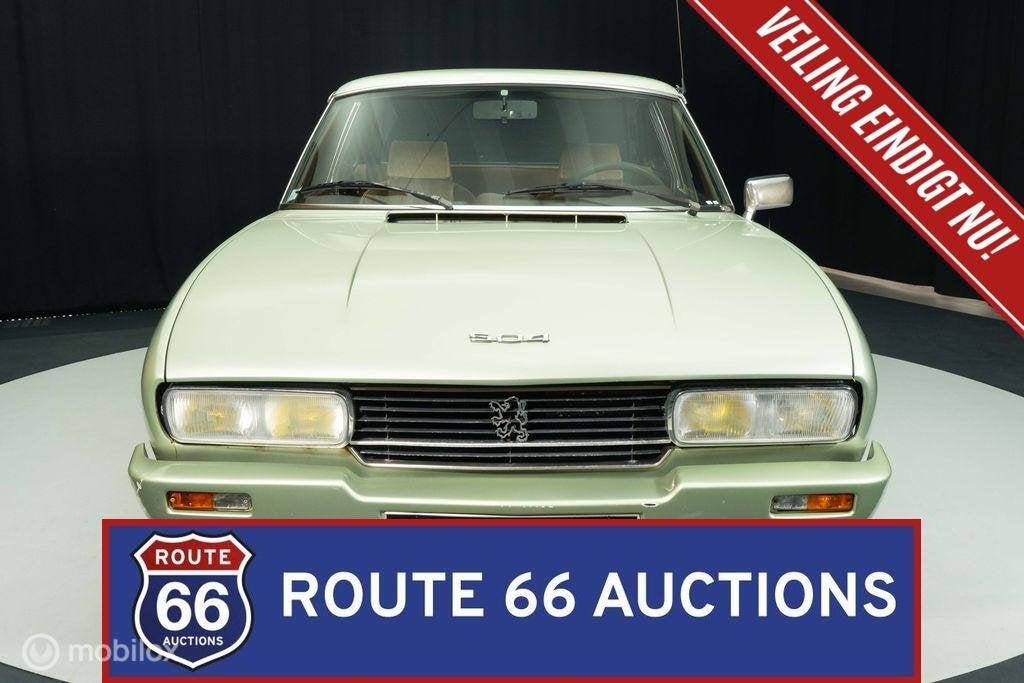 Peugeot 504 Coupe | 1979 | Route 66 Auctions, Achat, Entreprise, Boîte manuelle, Autre carrosserie