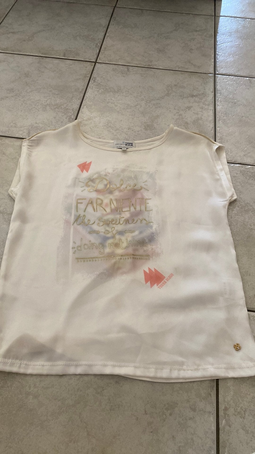 T-shirt, Kleding | Dames, Topjes, Ophalen, Meerkleurig, Zo goed als nieuw, Maat 36 (S)