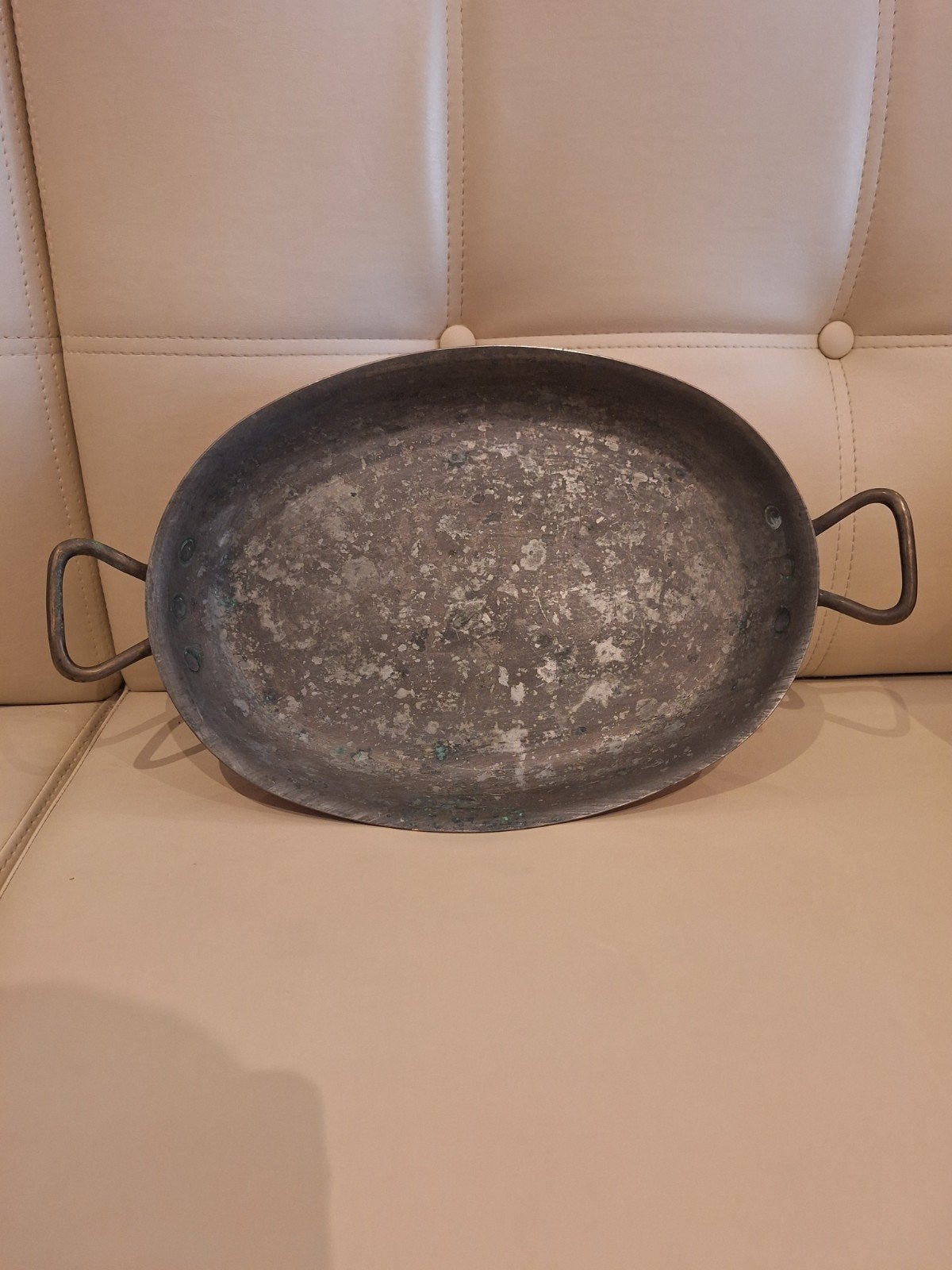 Koperen bakpan, Ophalen of Verzenden, Koper, Braadpan