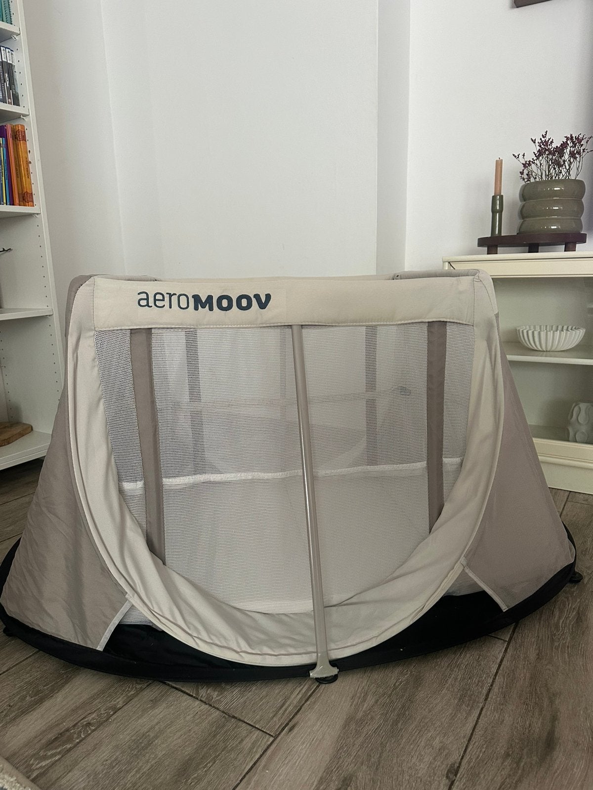 Aeromoov reisbed, Kinderen en Baby's, Ophalen of Verzenden, Zo goed als nieuw, Ledikant
