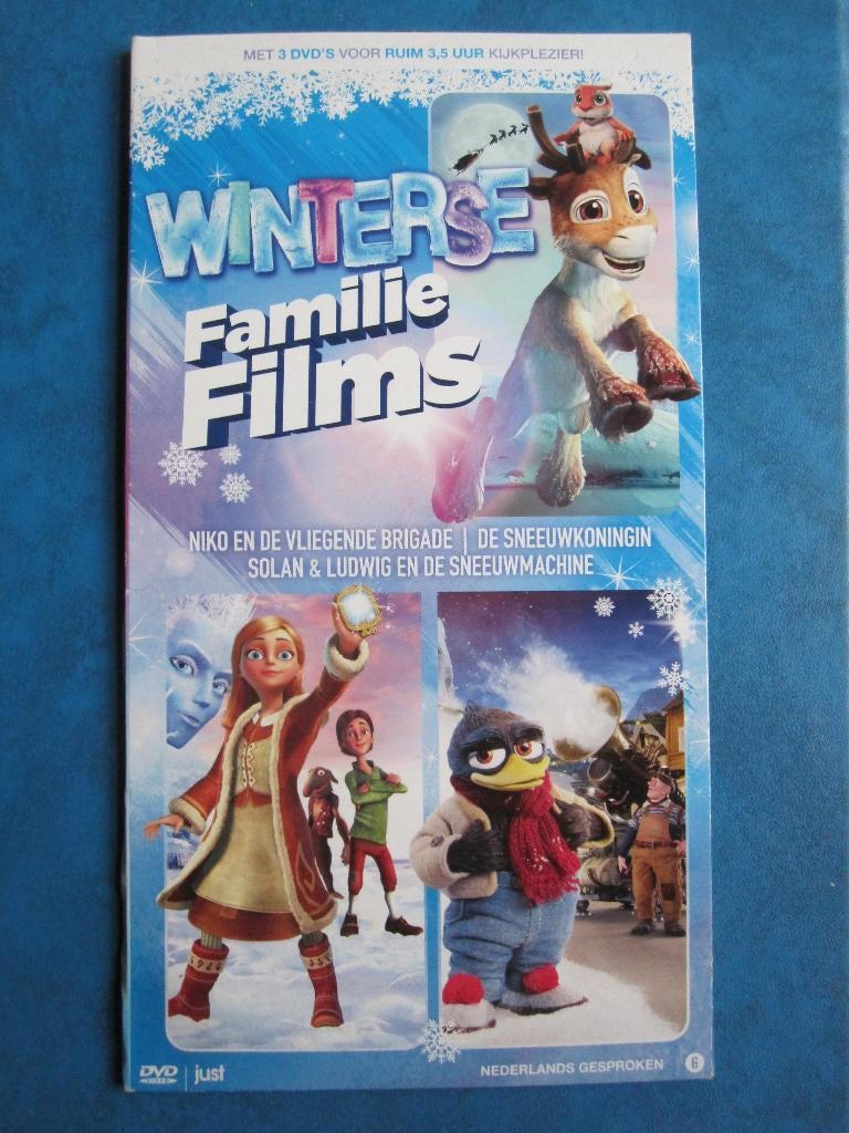 Winterse Familie Films (3 films op 3 disc), Tekenfilm, Amerikaans, Boxset, Ophalen of Verzenden