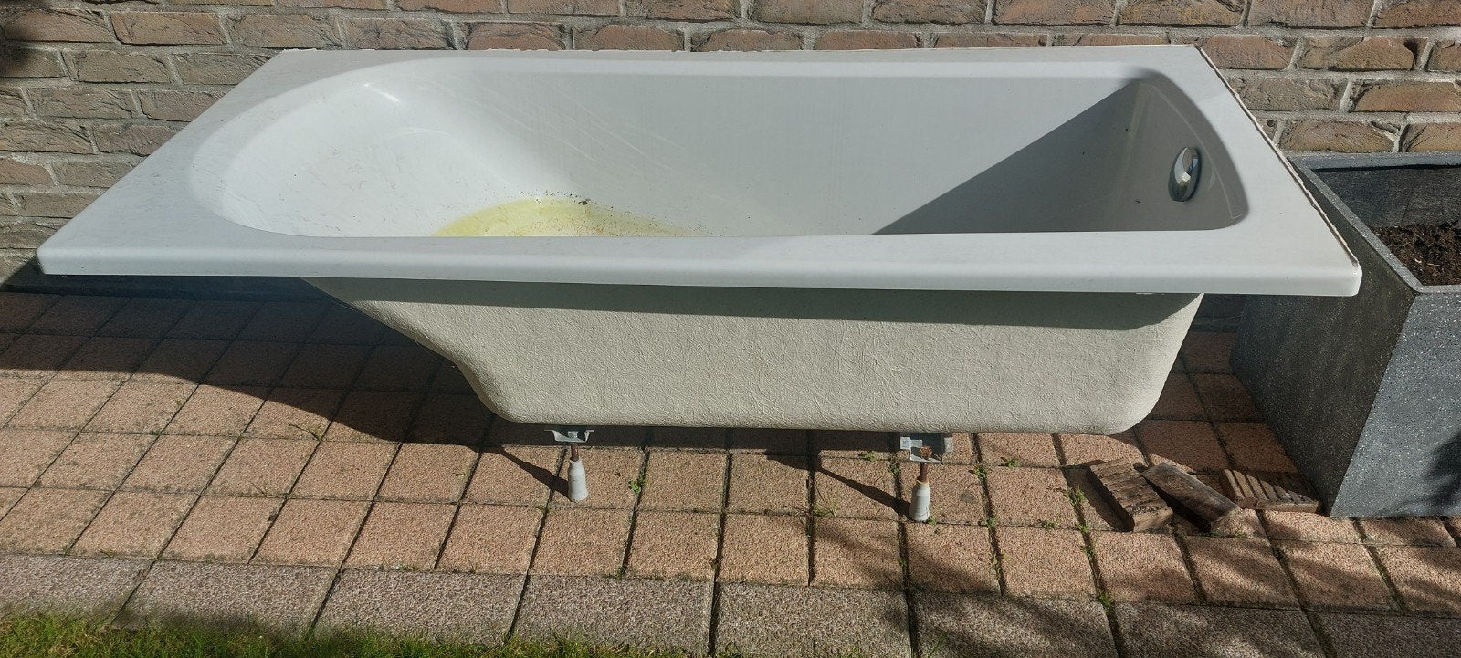 baignoire en acrylique gratuite de 170 cm de long, Maison & Meubles, Moins de 100 cm, 150 à 200 cm, Enlèvement, Utilisé