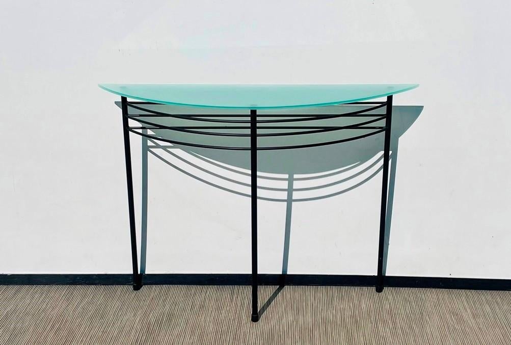 Halvemaan console na Pascal Mourgue. Vintage 90s, Ophalen of Verzenden