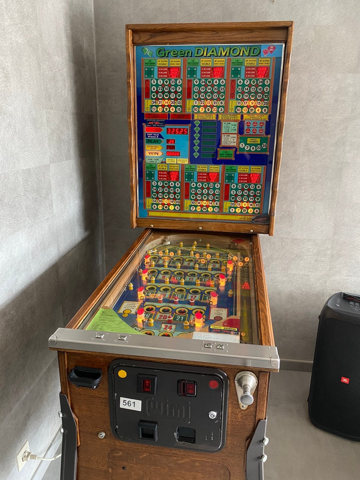 Bingo Green Diamond, Verzamelen, Euro, Ophalen, Zo goed als nieuw, Met sleutels
