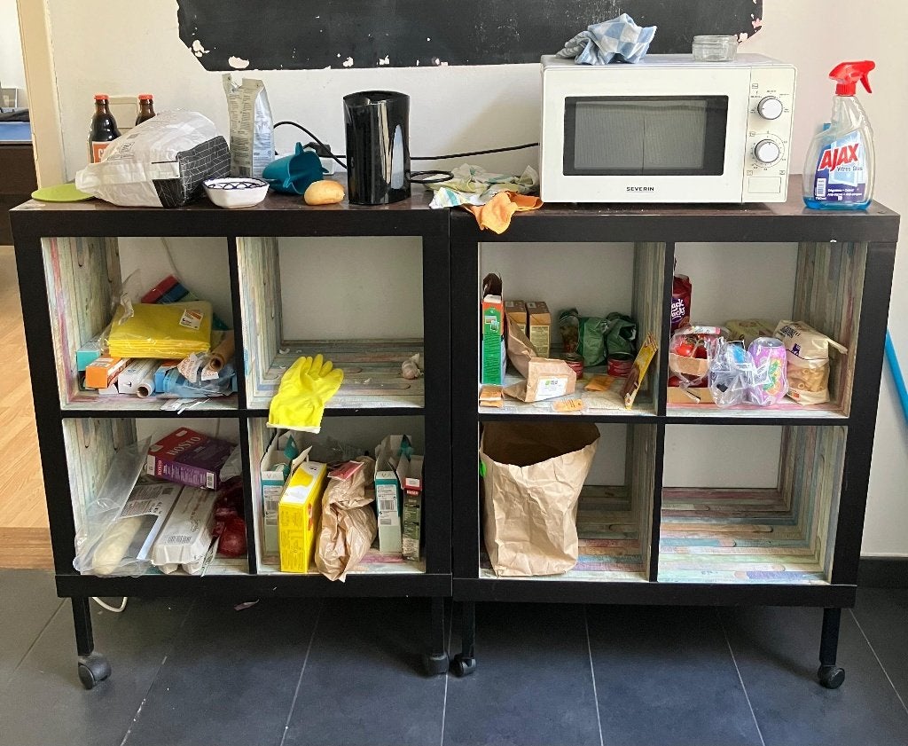 4 cube shelf units x2, Ophalen, Gebruikt