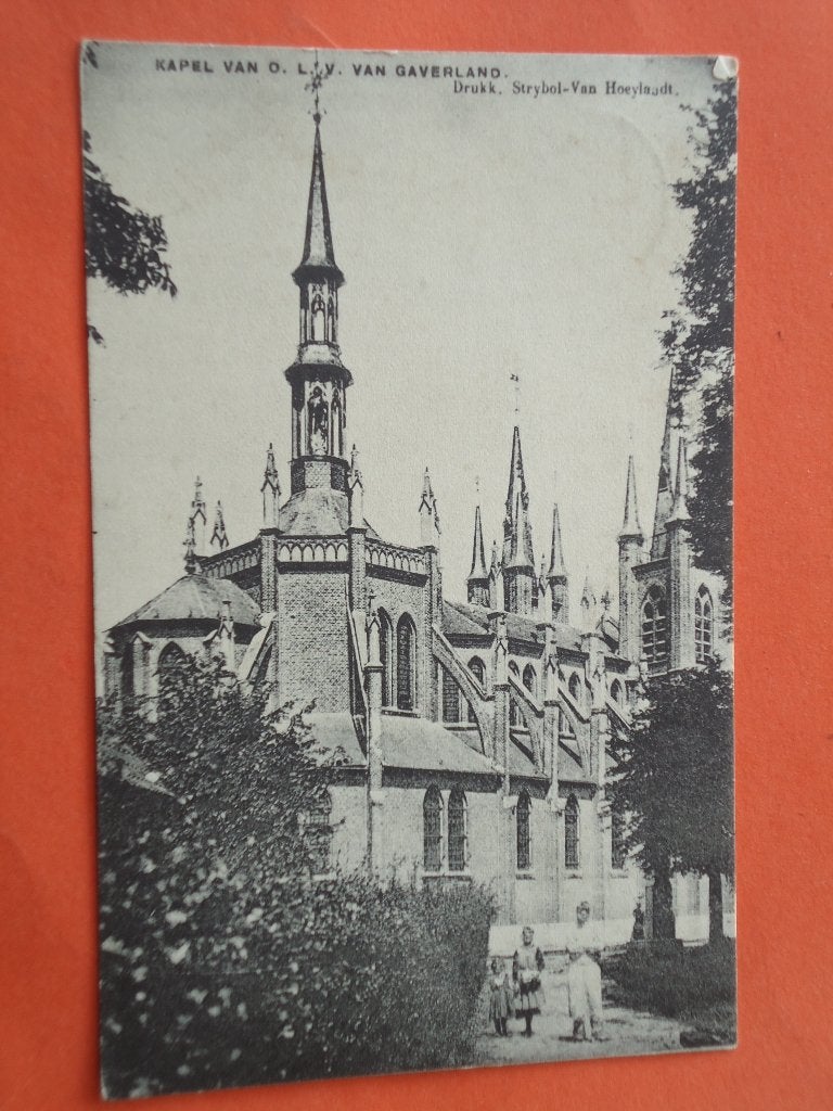 Kruibeke - Melsele - Gaverland Kapel  O.L.V. van Gaverland, Verzamelen, Postkaarten | België, Ophalen of Verzenden, 1920 tot 1940