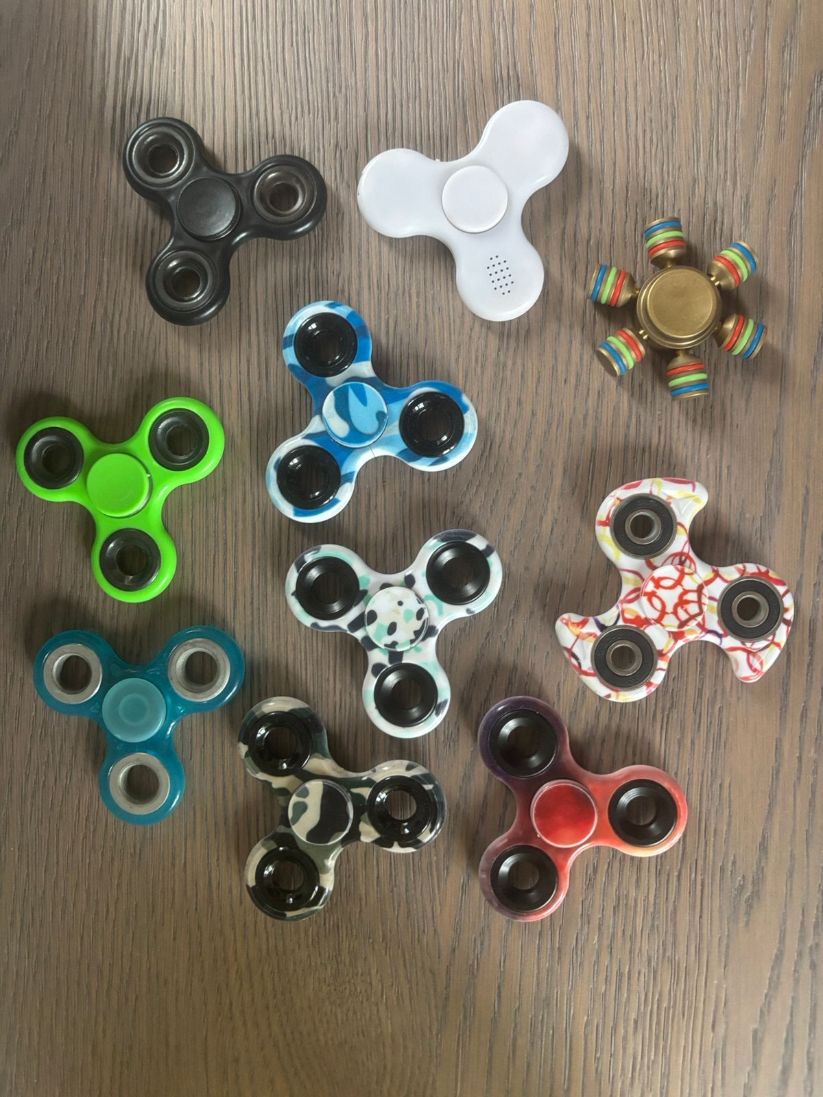 Fidget spinners, Ophalen, Zo goed als nieuw