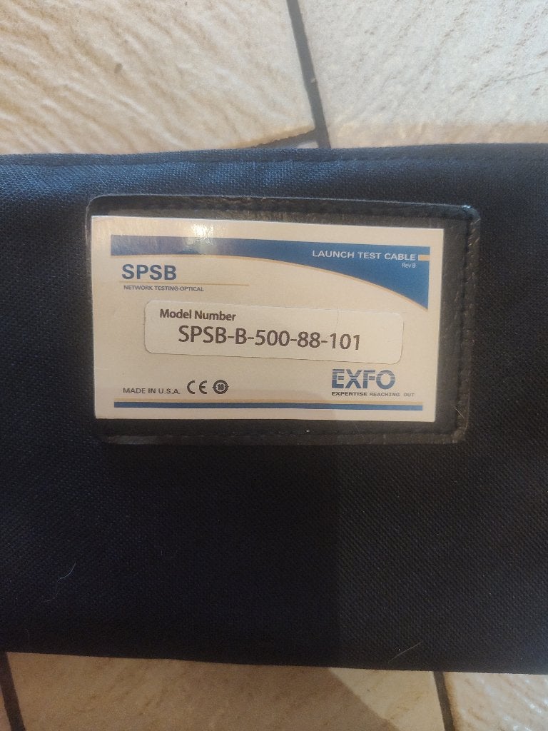 Launch Fiber SC/APC - LC/APC 500m EXFO SPSB, Enlèvement ou Envoi