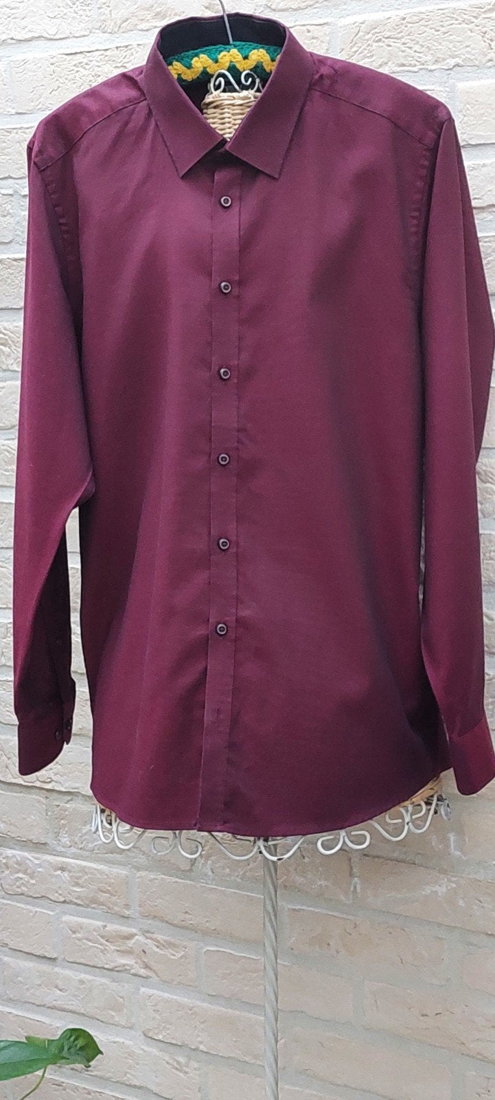 hemd maat l plantinum, Kleding | Heren, Overige kleuren, Plantinum, Zo goed als nieuw, Halswijdte 39/40 (M)
