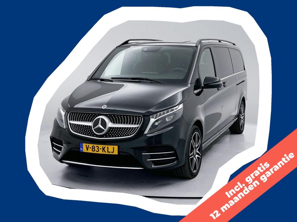 Mercedes-Benz V-klasse 250d 4-MATIC Dubbele Cabine Extra Lan, Auto's, Mercedes-Benz, Automaat, Monovolume, Zwart, Bedrijf