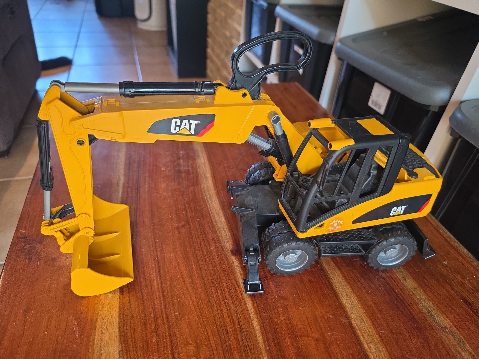 Lot de 3 engins de chantier Bruder – Caterpillar, Ophalen