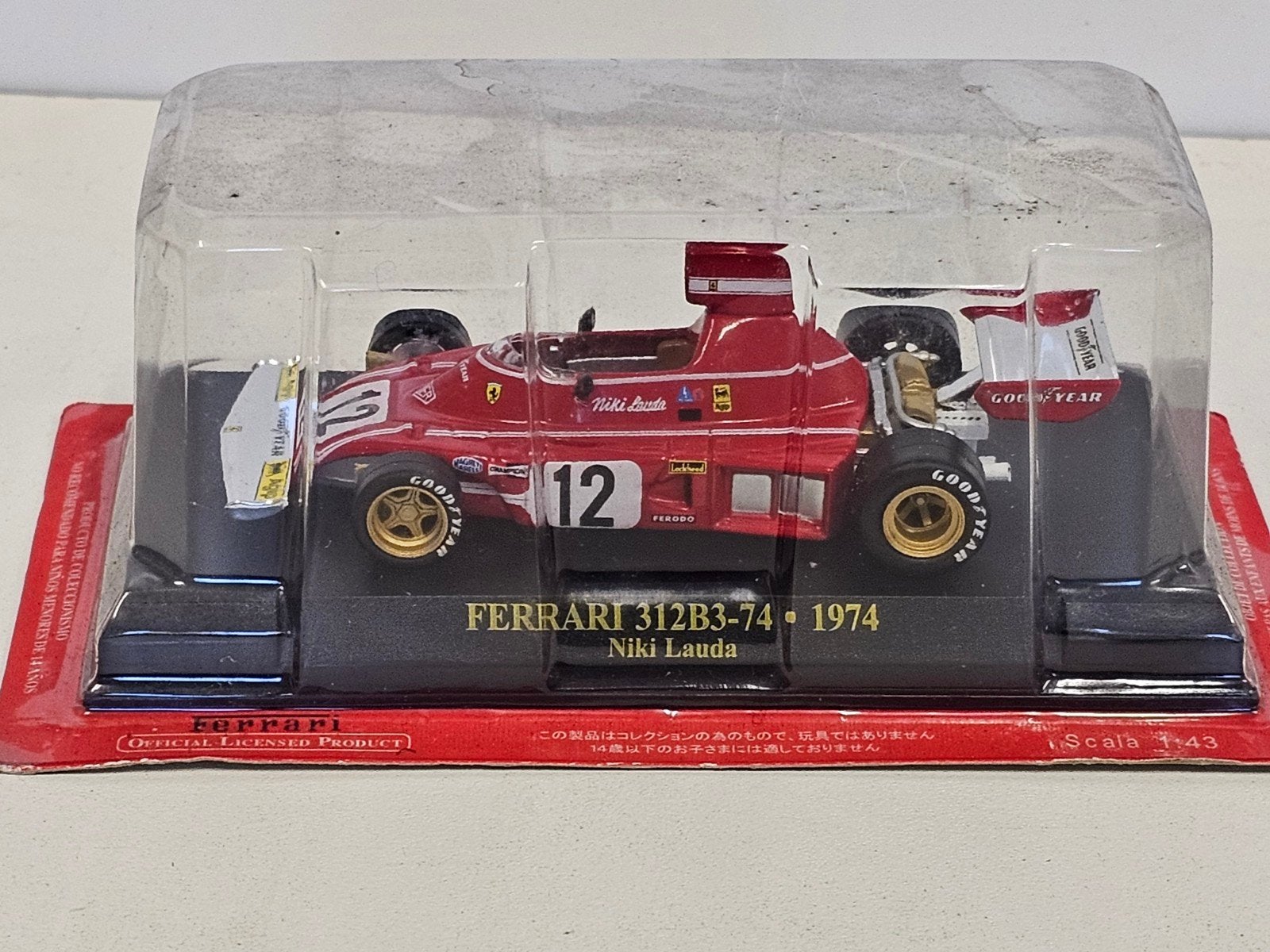FERRARI 312B3-74-1974 Niki Lauda
Niki Lauda, Enlèvement ou Envoi
