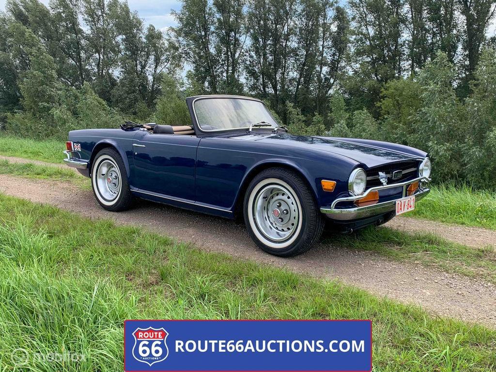 Triumph TR6 | 1970 | Route 66 Auctions, Autos, Achat, Entreprise, Boîte manuelle, Triumph