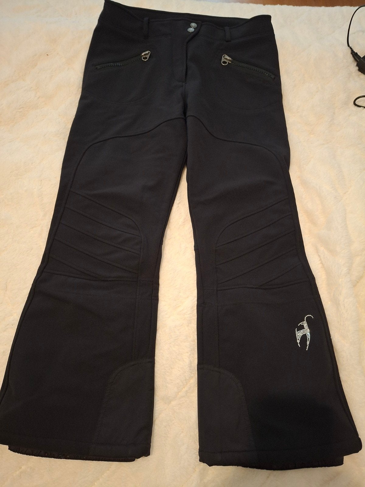 Mooie zwarte Toni Sailer skibroek, Kleding | Dames, Ophalen of Verzenden, Maat 42/44 (L)
