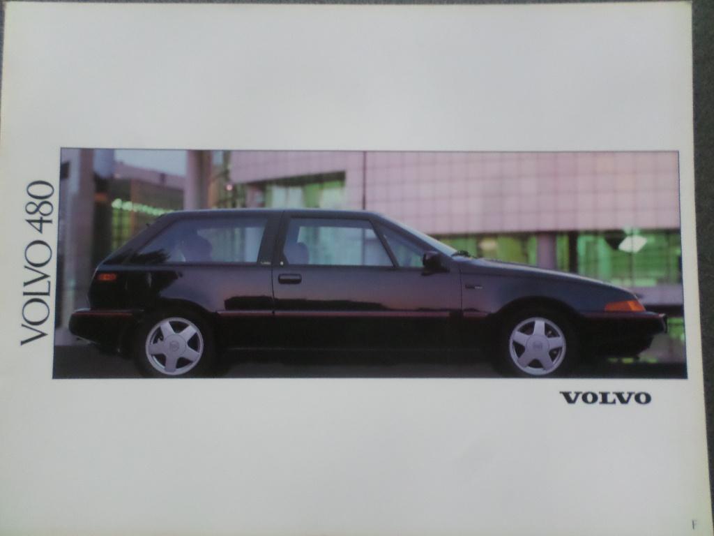 Volvo 480 ES & Turbo 1992 Brochure - FRANS, Boeken, Auto's | Folders en Tijdschriften, Volvo, Ophalen of Verzenden