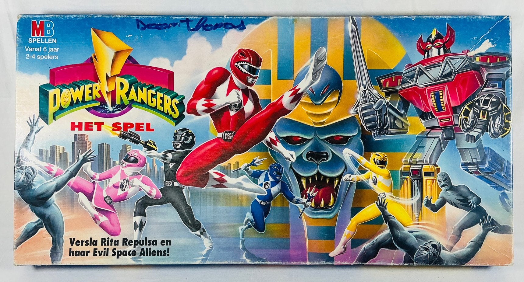 Power Rangers Vintage, jeu de société et de société MB 1994, Enlèvement ou Envoi, Autres types