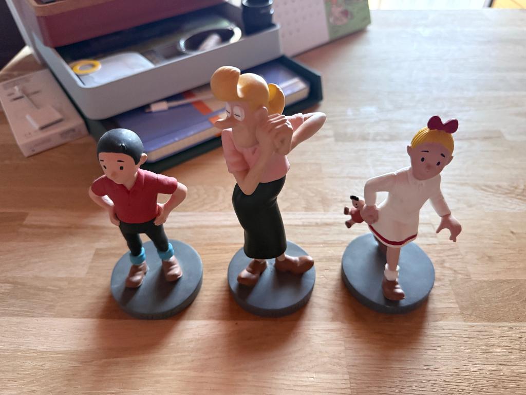 3 beeldjes Suske en Wiske Parastone, Verzamelen, Ophalen of Verzenden, Zo goed als nieuw, Mens