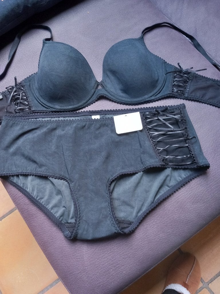 zwart setje marie-jo, Vêtements | Femmes, Sous-vêtements & Lingerie, Marie Jo, Enlèvement ou Envoi, Noir, Ensemble