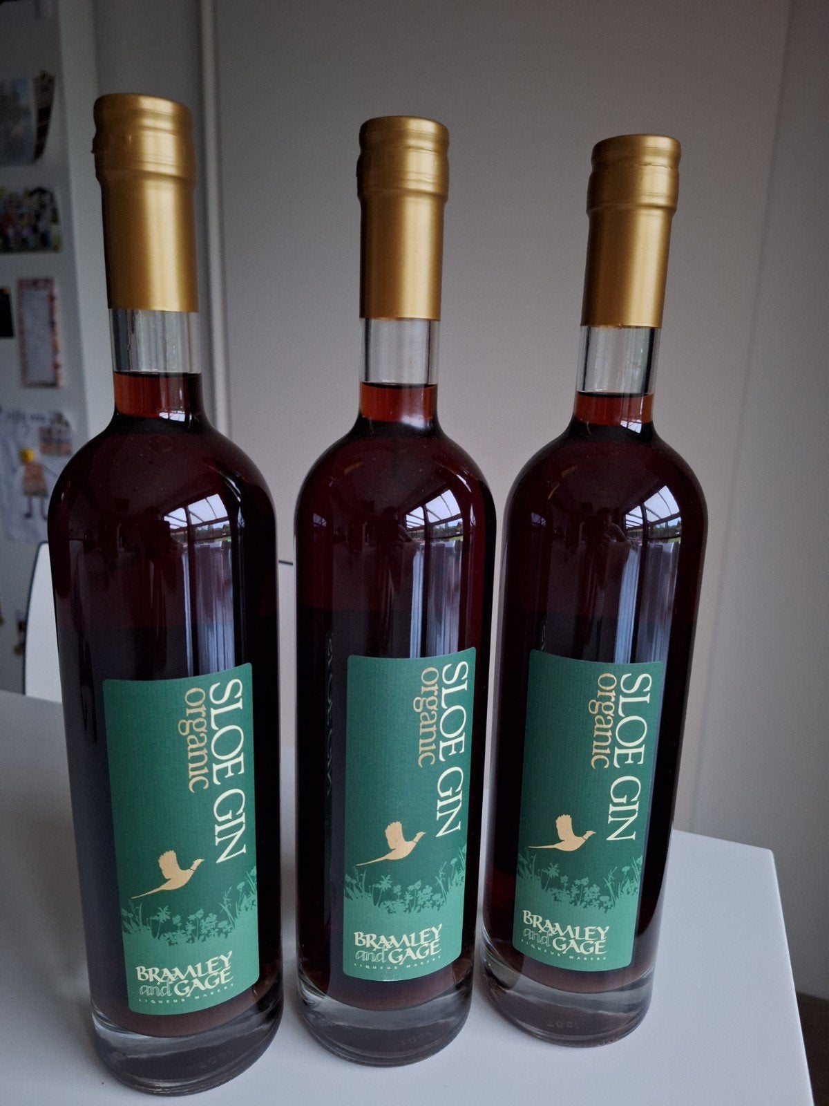 Sloe gin Organic Bramley and Gage (3 flessen), Collections, Enlèvement ou Envoi