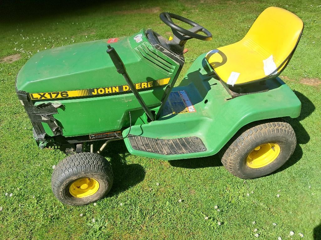 Zitmaaier tuintrekker john deere, Ophalen