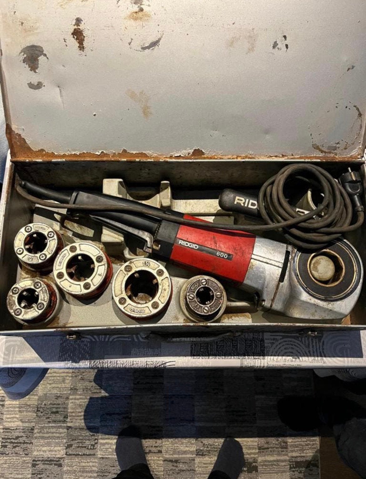 Ridgid 600, Ophalen, Zo goed als nieuw, Ridgid