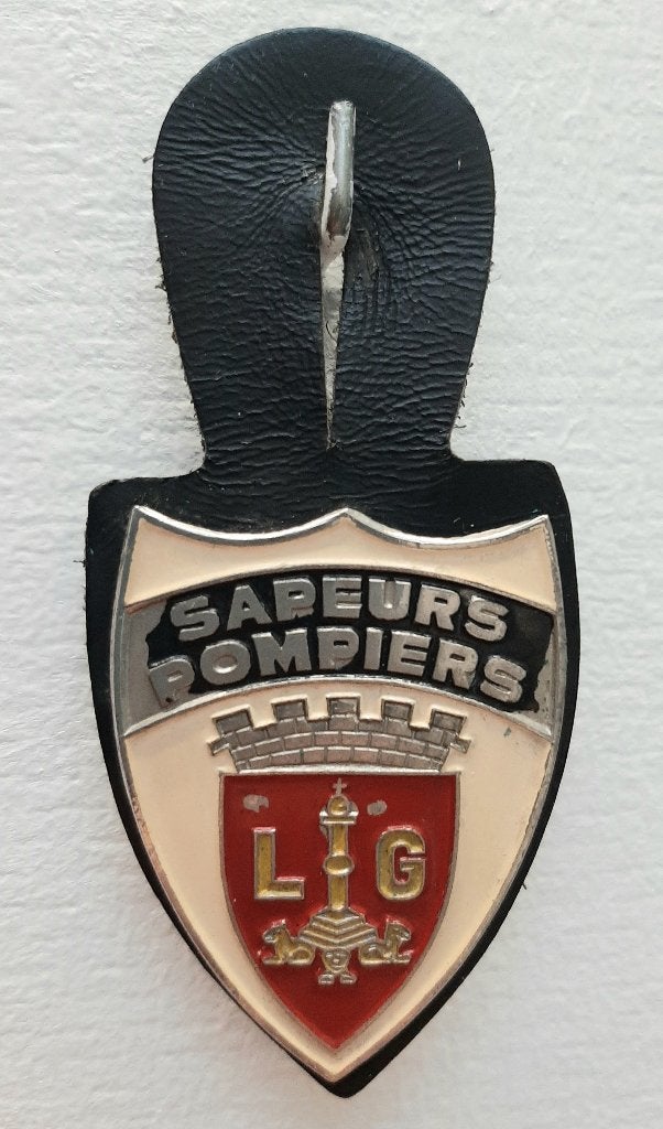 Insigne (pucelle)  pompiers de Liège, Collections, Enlèvement ou Envoi, Autres, Emblème ou Badge