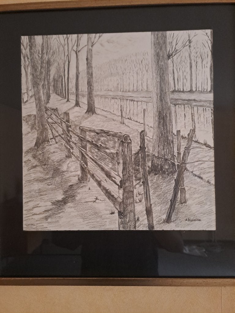 Tekening Damse vaart, Ophalen, Tekening