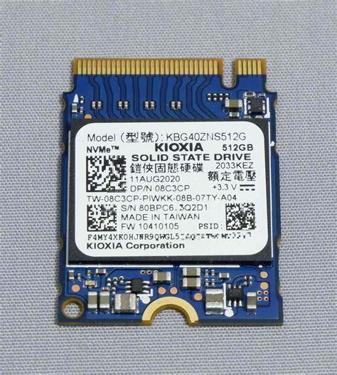 512Gb 256Gb SSD Kioxia BG4 NVMe M.2 Type 2230 Gen 3x4, Computers en Software, Harde schijven, Intern, Gebruikt, SSD, Ophalen of Verzenden
