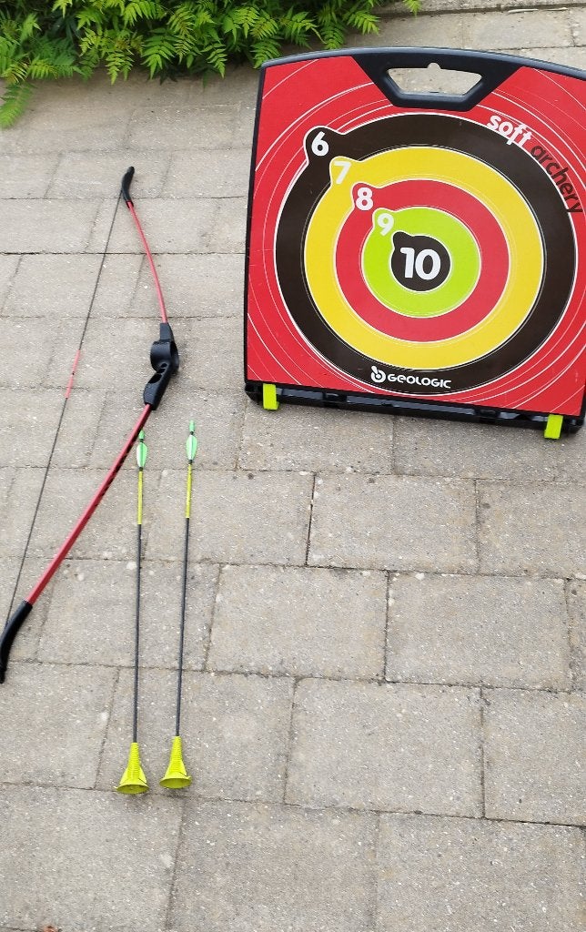 Kit Tir à l'arc Soft Archery - Geologic Decathlon, Enlèvement, Comme neuf, Flèches