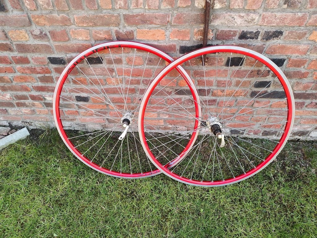 2 retro koerswielen, Fietsen en Brommers, Gebruikt, Ophalen of Verzenden, Aluminium, Racefiets