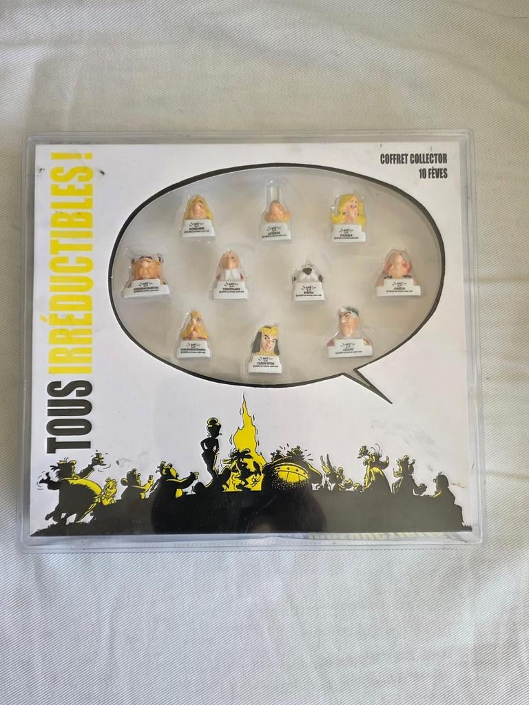 Coffret de figurines fèves Astérix.