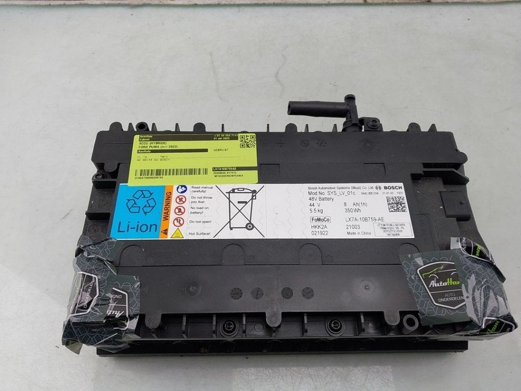 ACCU HV Ford Puma (|LX7A10B759AD|LX7A10B759AE|2530921|), Robert Bosch AG, Gebruikt, Ford, Robert-Bosch-Allee 1
74232  Abstatt, DE