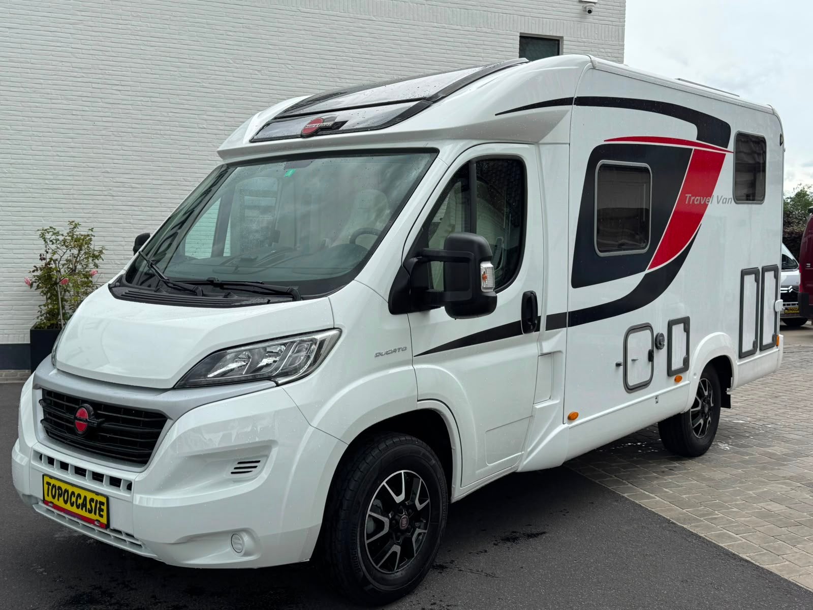 Fiat Ducato Burstner Travel Van T590, Caravans en Kamperen, Mobilhomes, Bedrijf, tot en met 2, Half-integraal, Bürstner, Fiat