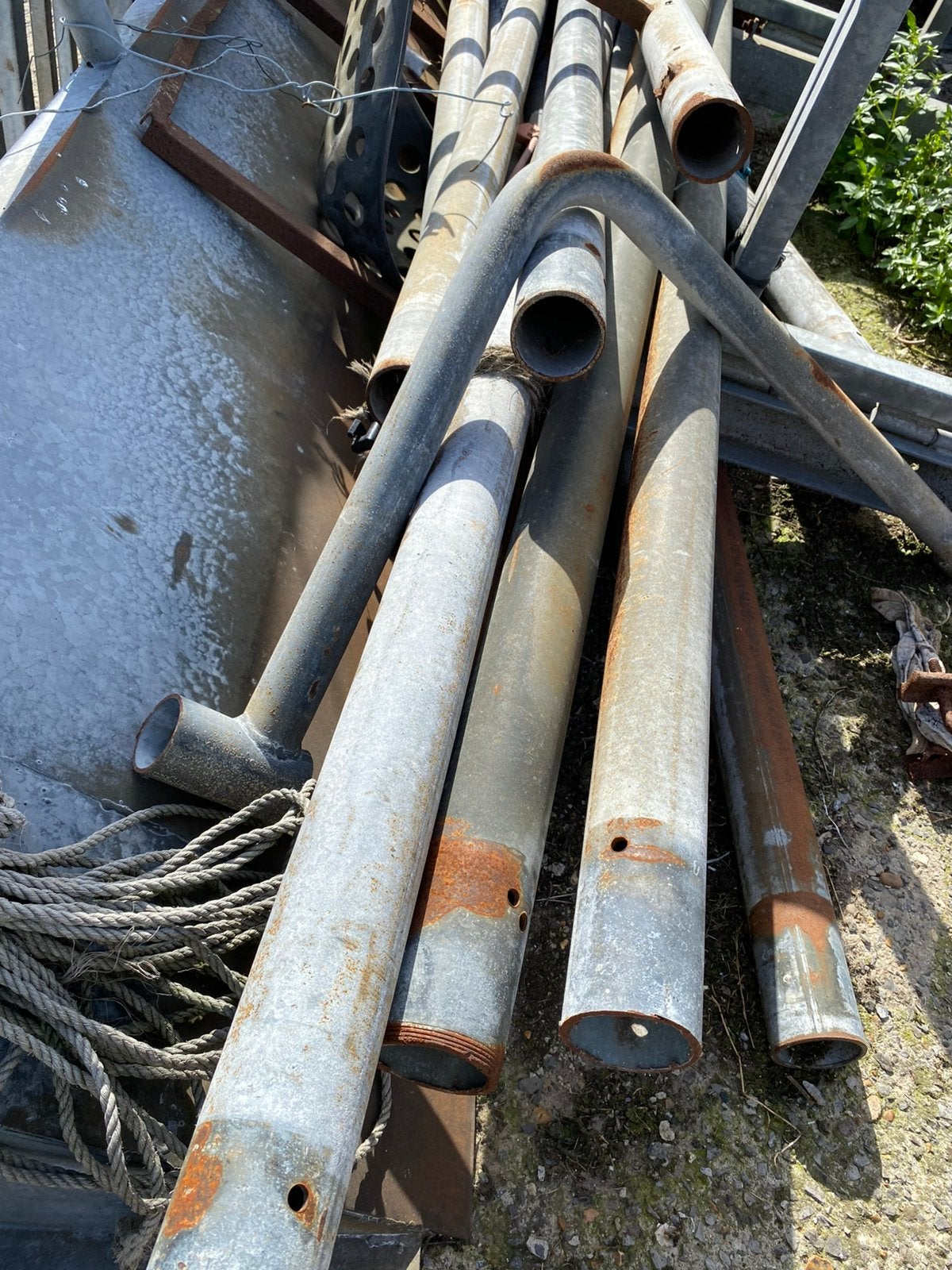 Ijzeren buizen, Doe-het-zelf en Bouw, Metalen, Ophalen