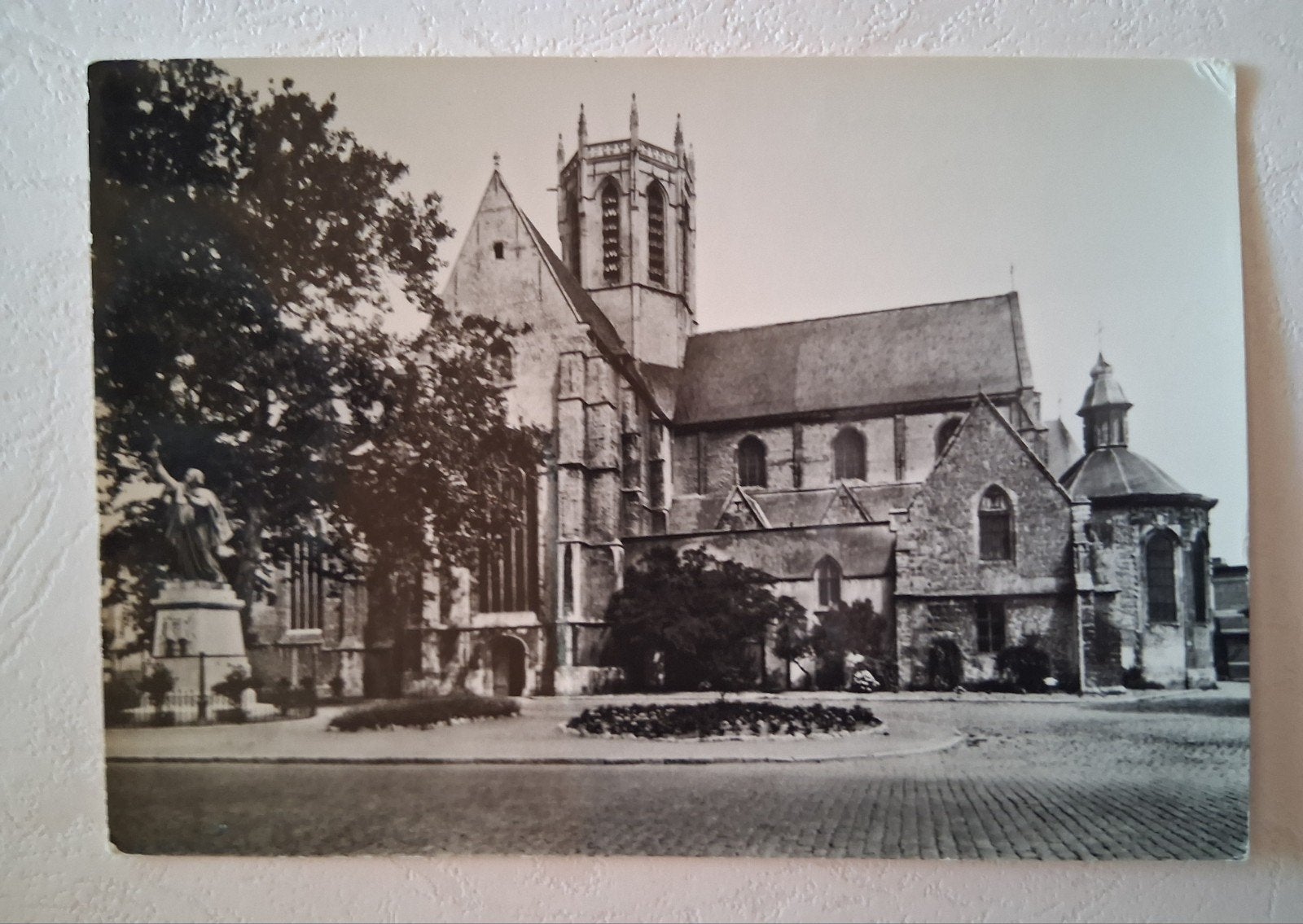 vintage Postkaart Kerk van Dendermonde, Verzamelen, Ophalen of Verzenden