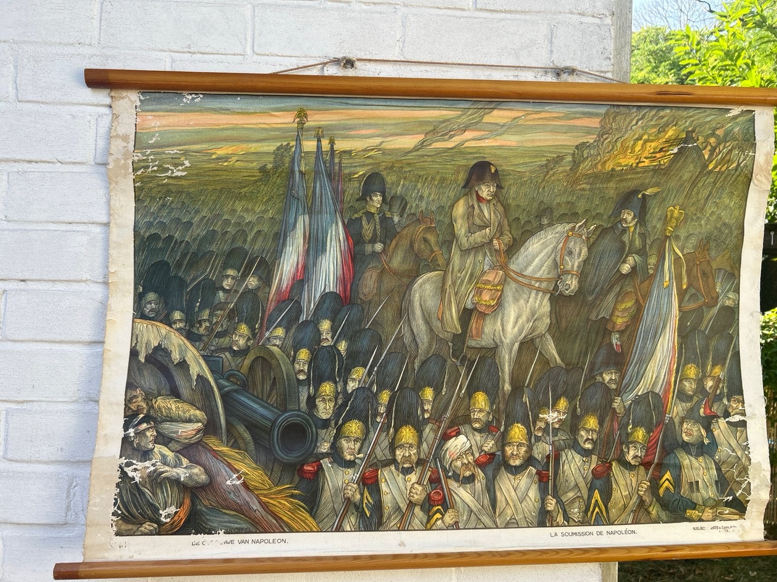 De overgave van Napoleon, Ophalen, Geschiedenis