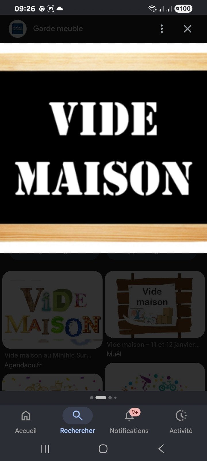 vide maison