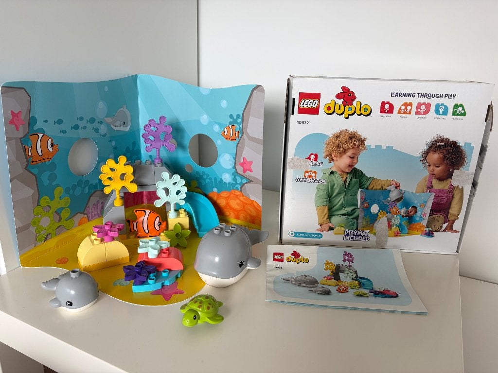 Lego Duplo zee onderwaterwereld 2 sets, Ophalen, Zo goed als nieuw, Compleet, Duplo